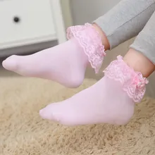 Pearl cotton lace lace Princess socks boneless girls fashion sports socks socks comfort