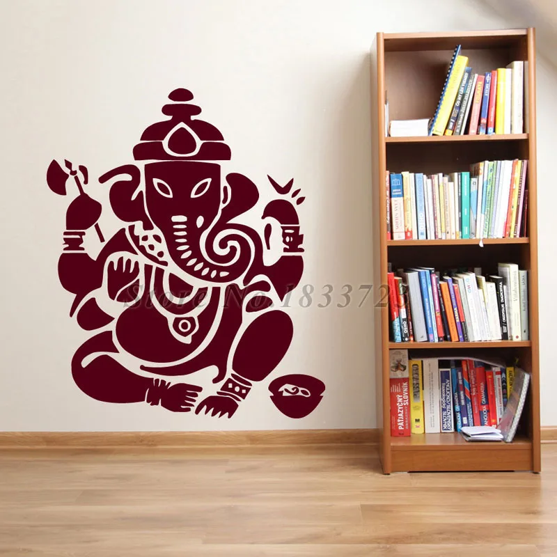 Ganesha Lord Wall Stickers Modern Style Bedroom Home Decor