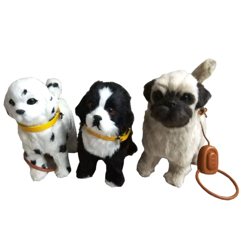 1Pcs Robot Dog Electric dog Toy Electronic Plush Pet Toy Singing Songs Walk Barking Interactive Toys For Children Birthday Gifts