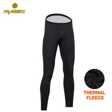 YKYWBIKE мужские длинные брюки для велоспорта зимние термальные флисовые MTB велосипедные штаны с губка с высокой плотностью Мягкие штаны