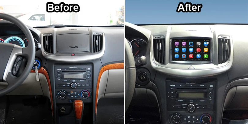 Cheap 7 inch Android 7.1 Car GPS Navigation for Chevrolet Epica 2003 Car Video Player Bluetooth Mirror-link Upgraded Original Radio 1