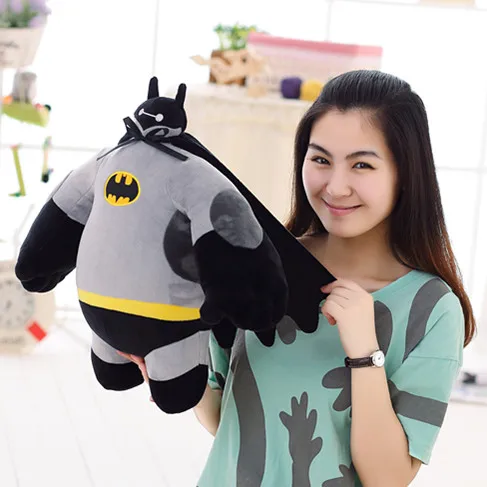 Креативная игрушка большой размер 50 см Baymax turn to super hero плюшевая кукла мягкая
