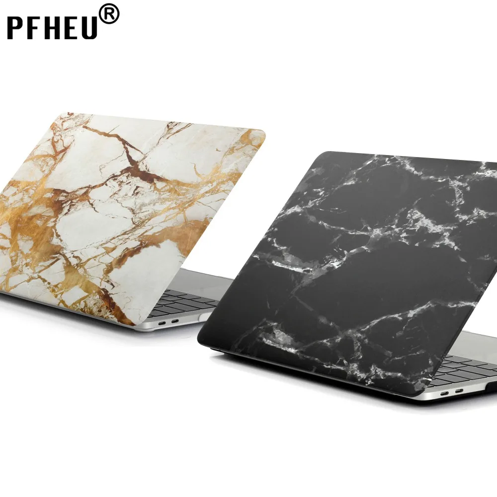 

PFHEU,Marble Texture Case Protector Laptop Case For Apple MacBook Air 13 11 inch,Pro Retina 12 13 15,New Pro A1706 A1707 A1708