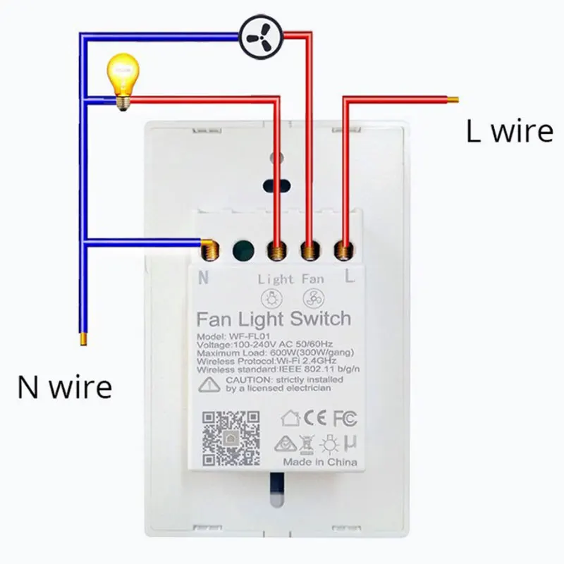Tanie WiFi inteligentny wentylator sufitowy z lampą przełącznik ue US Panel dotykowy Tuya pilot aplikacji zegar i kontrola prędkości współpracuje z Alexa i Google Home