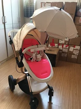 max of aulon stroller pink