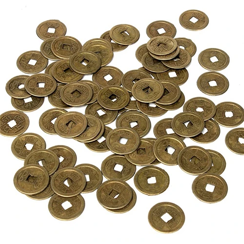 10 Pcs Lucky Chinese Fortune Coin Oriental Emperor Money Set Hole Hanging Decor 10 Pcs Lucky Chinese Fortune Coin Oriental Emperor Money Set Hole Hanging Decor