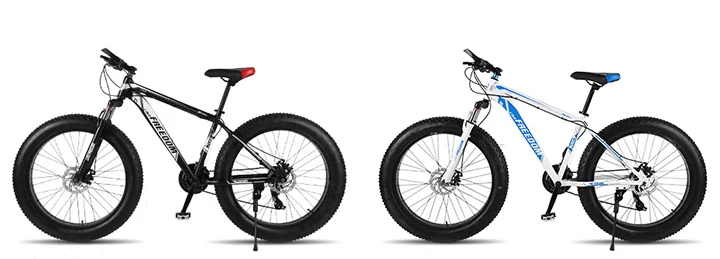 Love Freedom 26 дюймов 7/24/27 скорость Высокое качество Горный велосипед.Алюминий велосипеды двойной дисковые тормоза 4.0 жира велосипед снег велосипедов