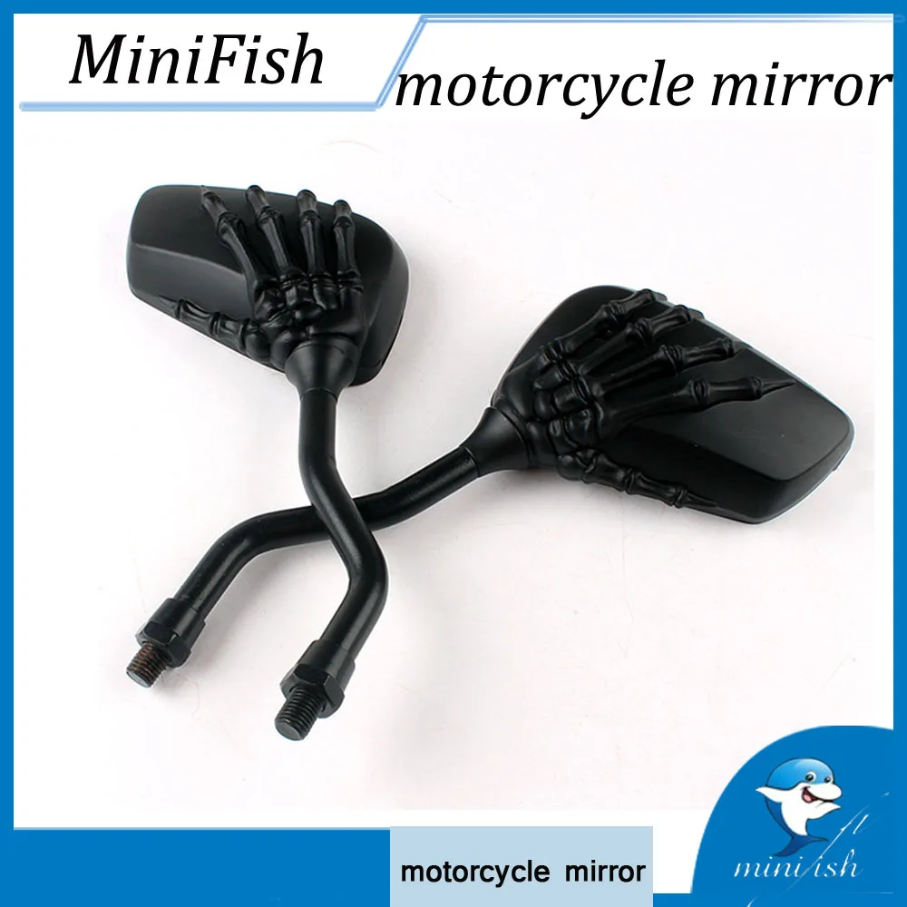 Universal Handle Bar Side Convex Mirror Motorcycle Rearview Mirrors