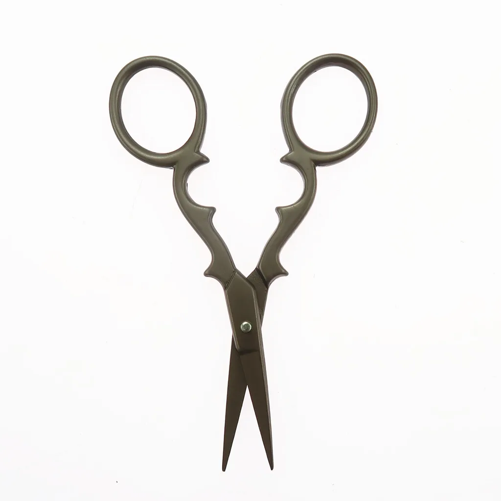 Vintage European Stainless Steel Gourd Scissor for Embroidery Sewing Needlework