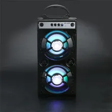Portable Multimedia Bluetooth Wireless Portable Speaker Super Bass with USB/TF/AUX/FM Radio Free Shipping XP15M01