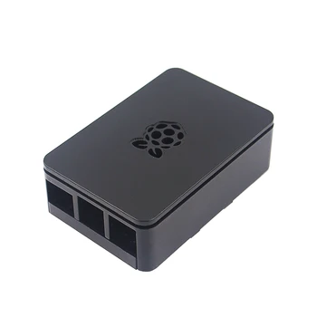 

New Raspberry Pi 3 Model B + Case Updated Black White Transparent Raspberry Pi Case Plastic Box with logo for Raspberry Pi 3 B +