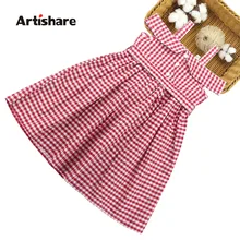 Летнее платье для девочек, детские платья в полоску с открытыми плечами праздничное платье для крупных девочек Одежда для девочек-подростков 6, 8, 10, 12, 14 лет