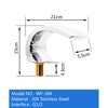 G1/2" Size Waterfall Inlet Cold and Hot Water Tap Brass Switch Control Valve For Bathtub Faucet Replacement Mixer Faucet 3