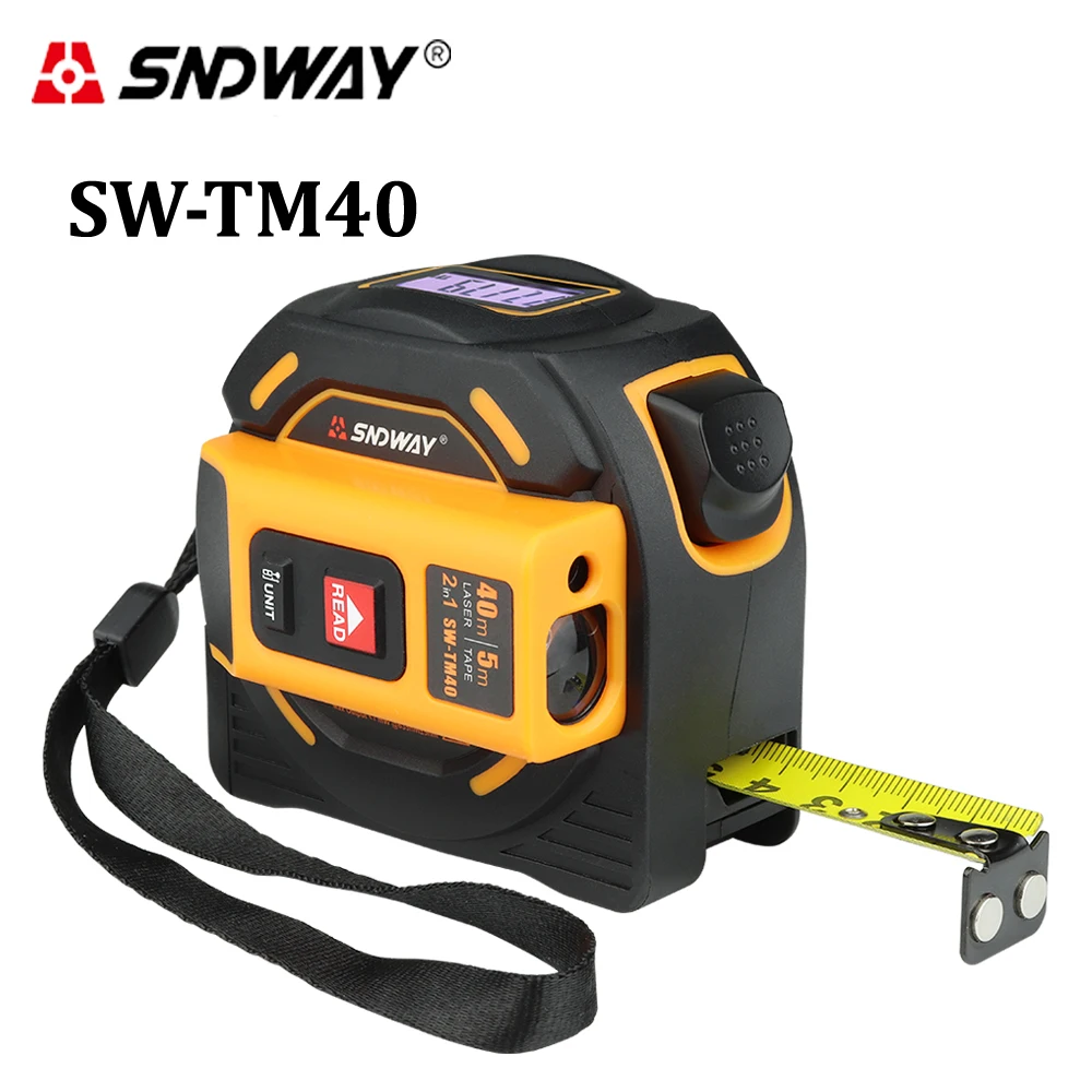 SNDWAY laser abstand meter reichweite finder 40M 60M laser maßband digitale versenkbare 5m laser-entfernungsmesser Herrscher umfrage werkzeug SNDWAY laser abstand meter reichweite finder 40M 60M laser maßband digitale versenkbare 5m laser-entfernungsmesser Herrscher umfrage werkzeug
