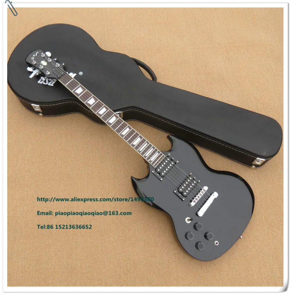 New Arrival Epip Sg Electric Guitar Hh Pickups Vintage Block Inlay Fretboard Torch Inlay Black 009 Guitar Handmade Guitar Natoguitar Charm Aliexpress