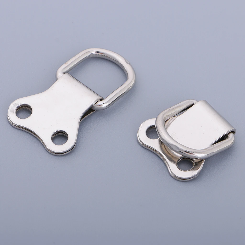 25 Pieces D-Ring Hooks Metal Solid Photo Frame Hanger Hanging Hooks for Photo Frame Picture Frame