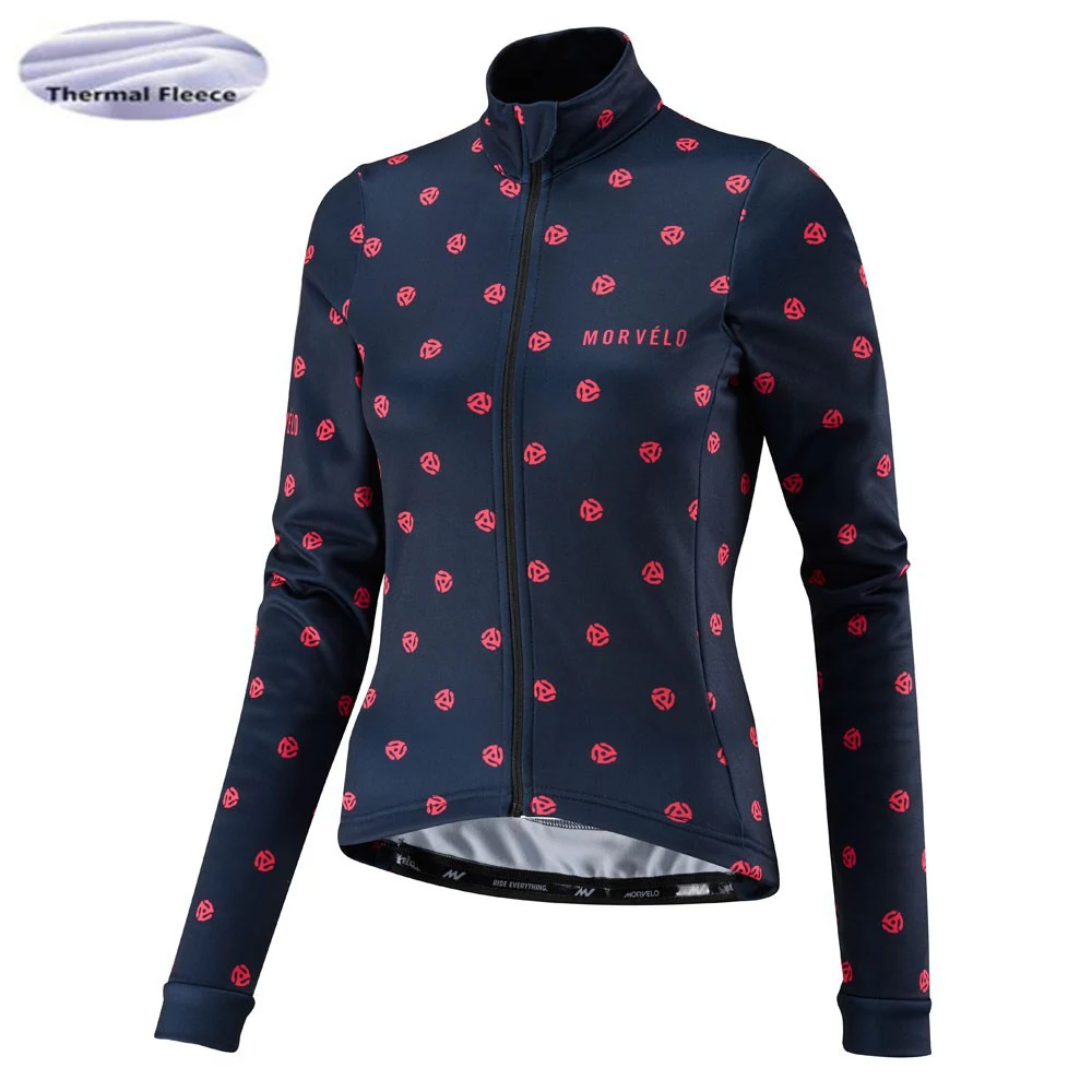Download 2018 Women Winter Thermal Fleece Cycling Jersey Shirt ...
