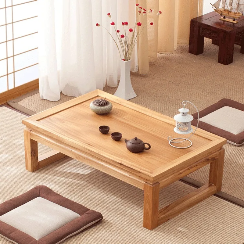 Japanese Tatami Floor Coffee Tables Tea Tables Home Living Room Furniture Wood Window Table Indoor Japan Chess Desk