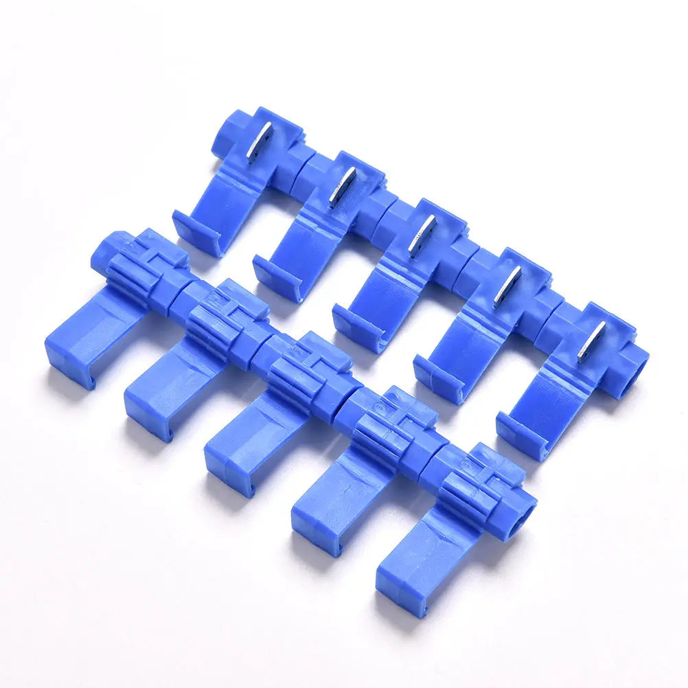 

50PCS Blue Scotch Lock Wire Electrical Cable Connectors Quick Splice Terminals Crimp
