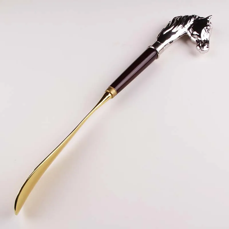 40cm Copper shoe horn horse headin Shoe Horns from Shoes
