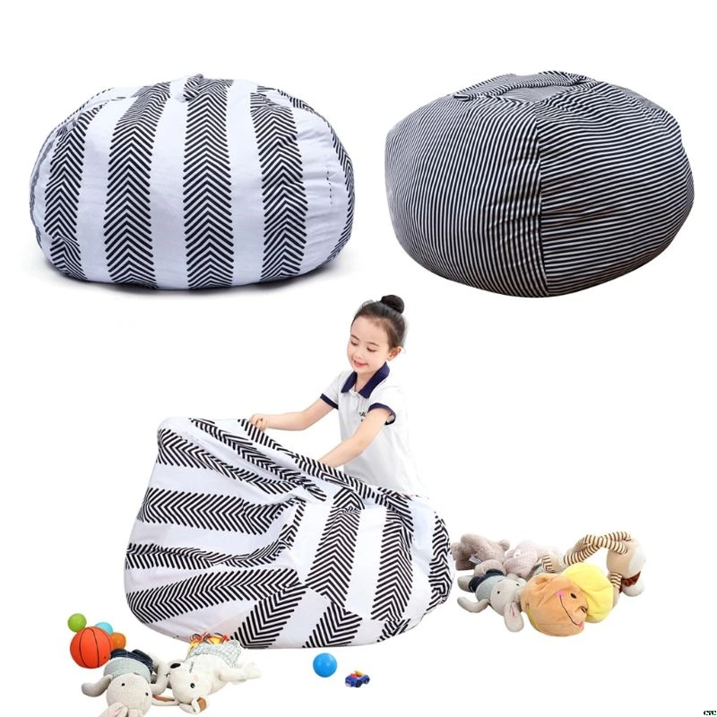 1Pcs Stuffed Animal Storage Bean Bag Chair Portable Baby Kids Toy Storage Sofa Clothes Bag For Baby chirden 1Pcs Stuffed Animal Storage Bean Bag Chair Portable Baby Kids Toy Storage Sofa Clothes Bag For Baby chirden