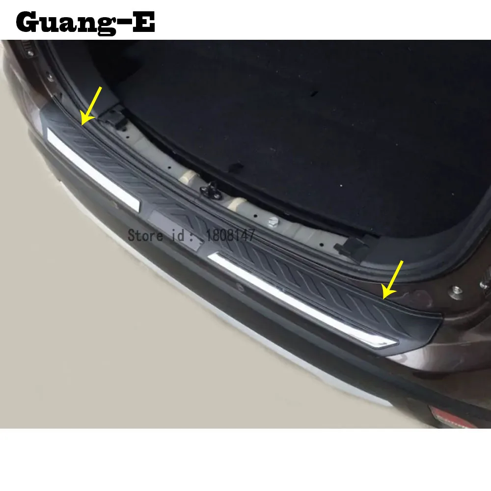 Автомобильный Нержавеющая сталь внешний задний бампер задняя дверь полоски на педали накладка порог 1 шт. для Mitsubishi Outlander