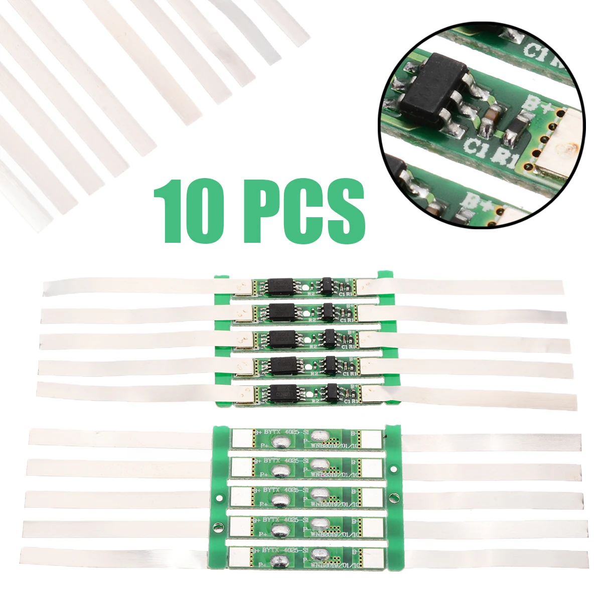10pcs/lot Electrical Mini 3A BMS Protection Board Modular for 1S 3.7V 18650 Li-ion lithium Batteries Cell