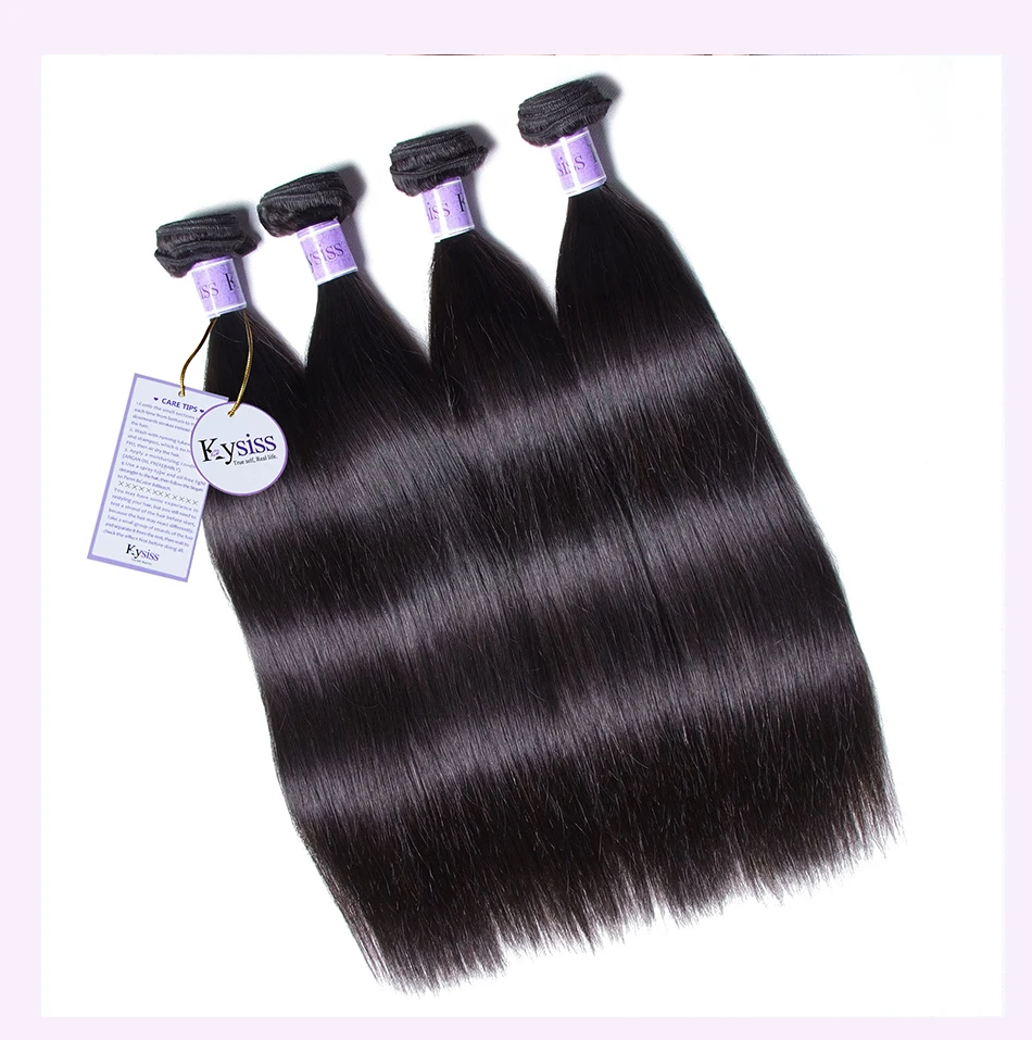 Волосы UNICE Kysiss серии 8A перуанские девственные прямые волосы 3 шт. пучки волос отправляем партию товара одного Бесплатная застежка