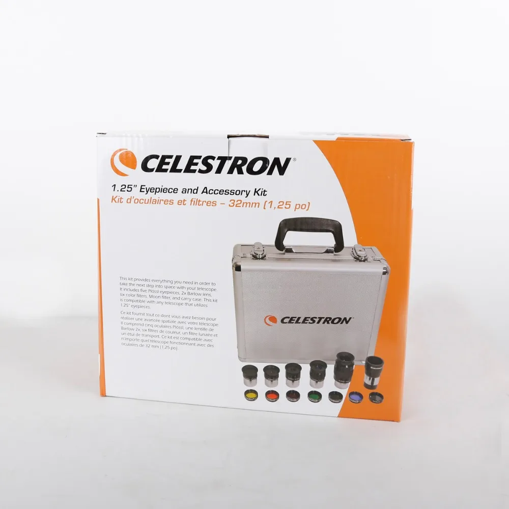 Набор окуляров и фильтров Celestron 1,2" аксессуары для телескопа