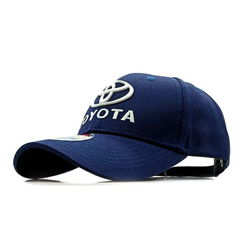 Бейсбольная кепка для спортивных гоночных автомобилей, мужские солнцезащитные очки, Moto GP, Toyota, автомобильные шапки для мотокросса, кепка для гонок, F1, мотоцикл, 3D вышивка - Цвет: Dark blue