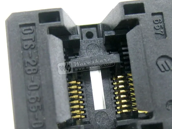OTS-16(28)-0.65-01 SSOP16 TSSOP16 Enplas IC Test Burn-in Socket Programming Adapter 0.65mm Pitch 4.4mm Width