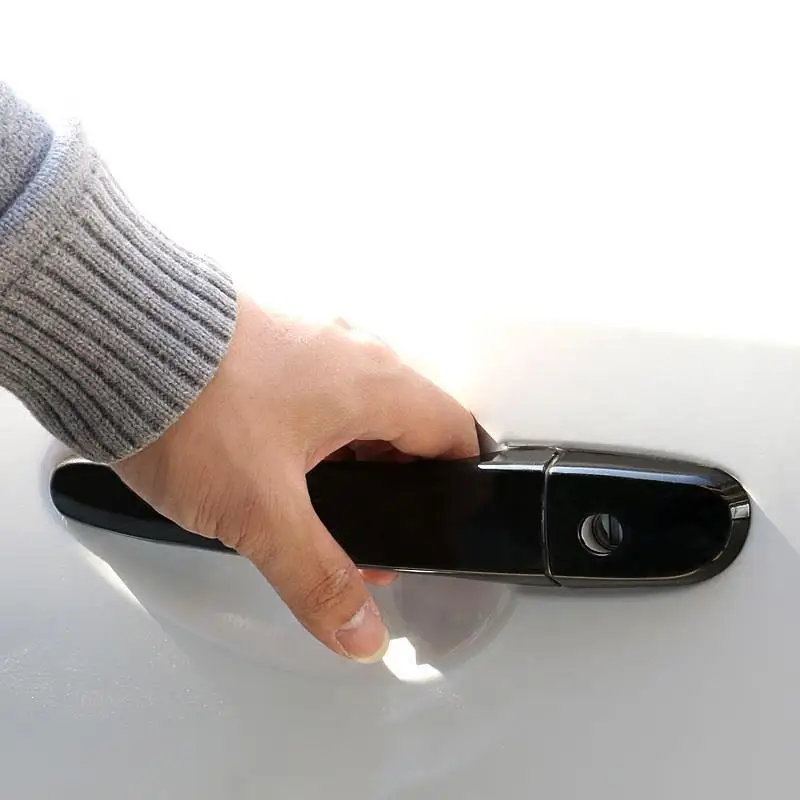 

Door Handle automobile upgraded car styling protecter covers bright sequins modification decoration 16 17 FOR Mazda CX-4