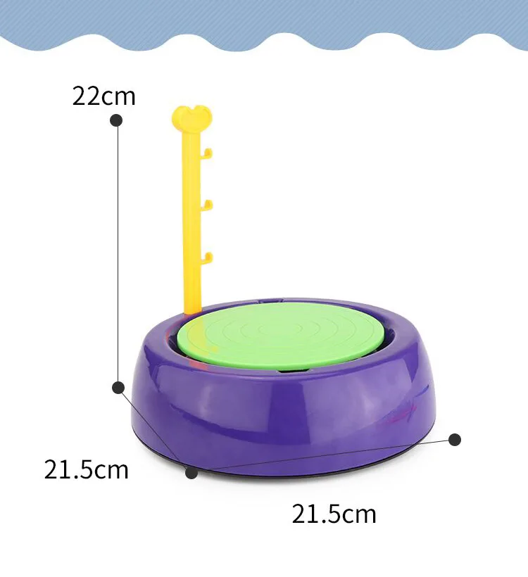 Мини DIY ручной Керамика гончарная машина керамика колёса Детские Искусство ремесло развивающие подарок игрушка для детей