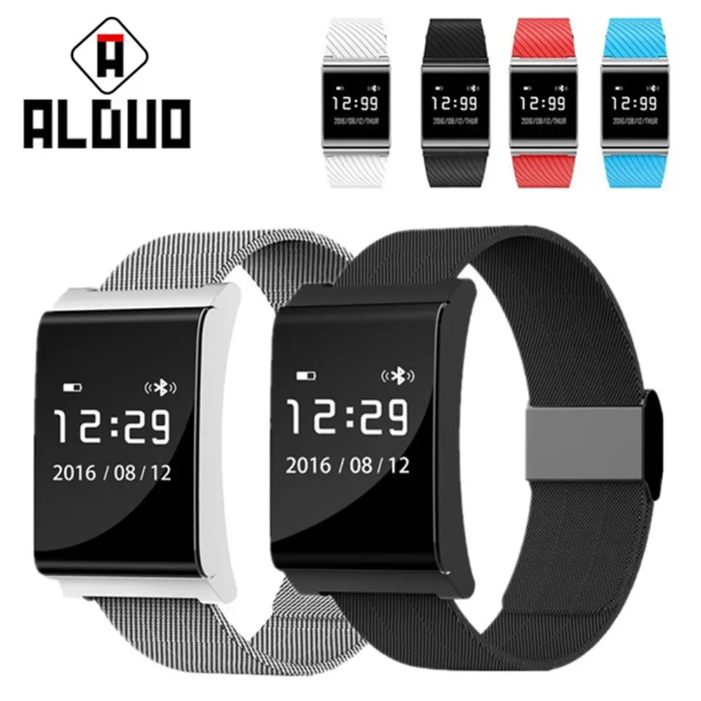 

ALANGDUO Smart Band X9 Plus Heart Rate Monitor Smart Wristband Sleep tracker Pedometer Fitness Watch for Android 4.3 iOS 7.0
