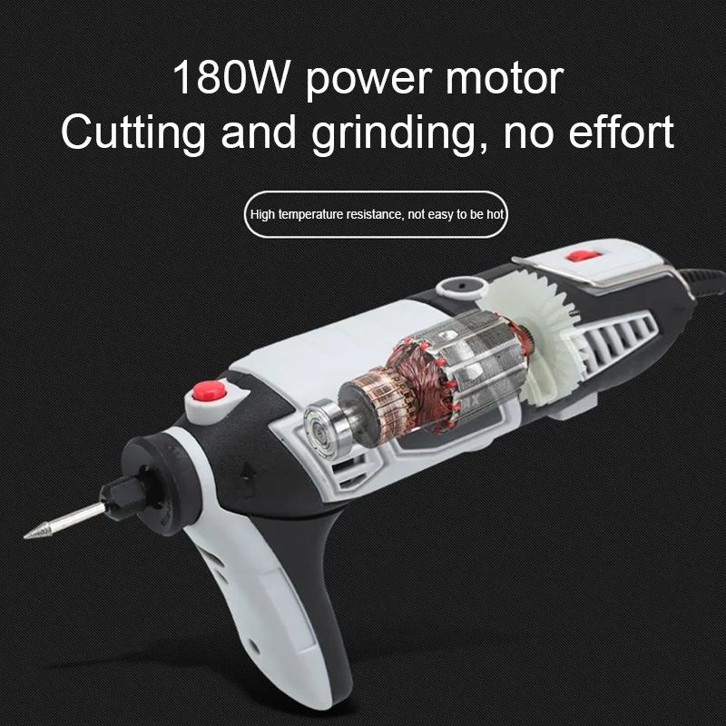 

Newly 180W Electric Hand Drill Grinder Kit Rotary Tool Mini Electric Grinder Cutting Polishing Tools XSD88