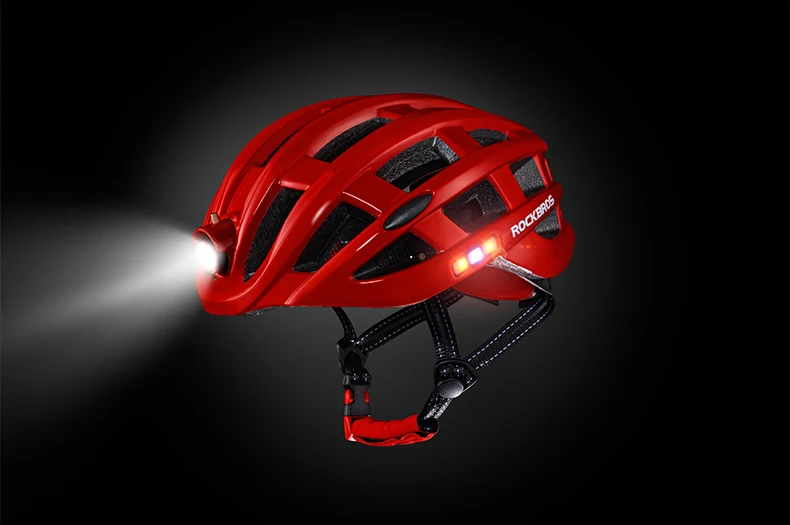 ROCKBROS, велосипедный светильник, шлем, водонепроницаемый, велосипедный шлем, USB зарядка, велосипедный шлем, интегрированный, литой, MTB, аксессуары для шоссейного велосипеда