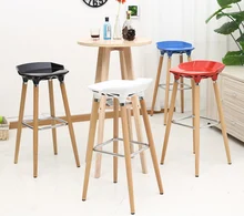 household stool home black green yellow plastic seat dining room chair warehouse computer stool free shipping