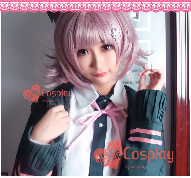 Аниме игры супер DanganRonpa 2 Косплей Костюм Chiaki Nanami косплей костюм куртка рубашка юбка галстук-бабочка унисекс на заказ