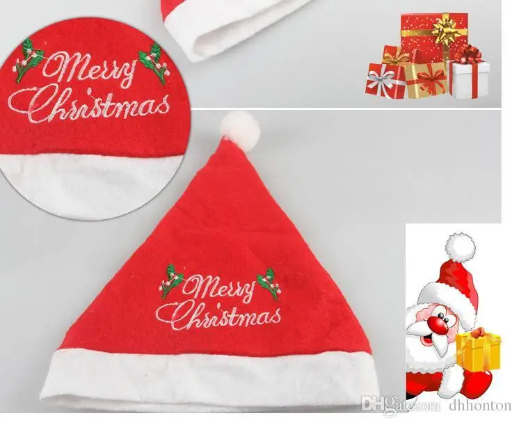  Christmas Decoration hats Santa`s hat High-grade Christmas hat/Santa Claus hat Cute adults Christmas Cosplay Hats CH011