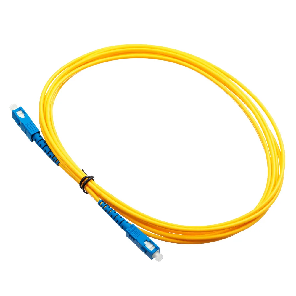10 шт./лот SC-SC одножильный волоконно-оптический кабель 3 метра волоконно-оптический соединительный кабель
