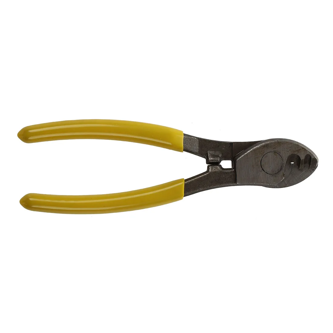 HLZS-жёлтая зеленая ручка для резки кабеля плоскогубцы резак для зачистки