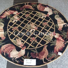 5'x5' круглый коврик ручной работы шерсть ручная работа рукодельная область ковер диаметр 150 см четыре дизайна