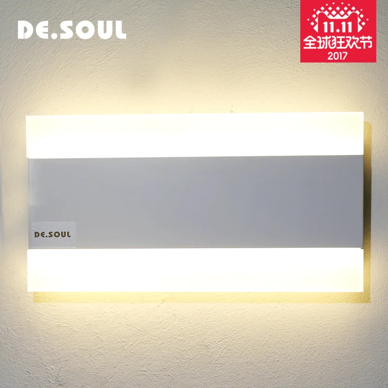 

DE.SOUL Modem Simple personality fashion creative art living room bedroom dining hall aisle wall study long wall Lamps