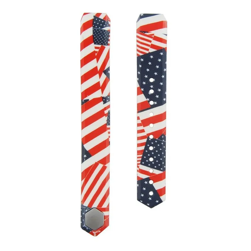 Patterns Large & Small Silicone Fitbit Alta Wristbands Sports Smart DIY Watch Bands Bracelet Strap Replacement in 20 Colors (34)