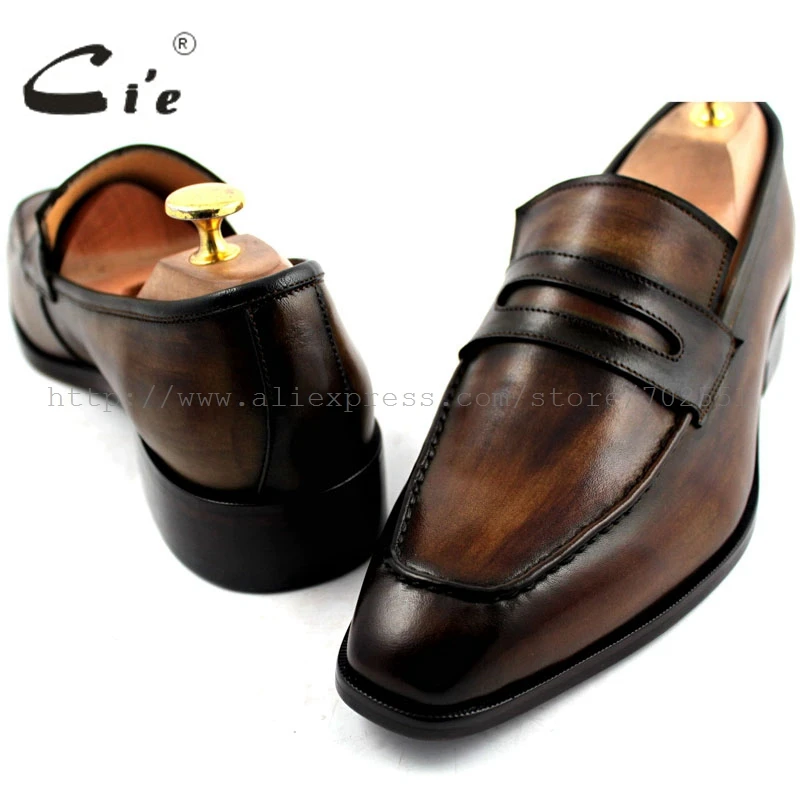 Becerro Cie Hechos 24 Los Brown Superior Patina en Profundo Mano De No Slip Transpirable A Zapato Barcos Suela Libre El Holgazán Interior Envío Hombres xYrYzI