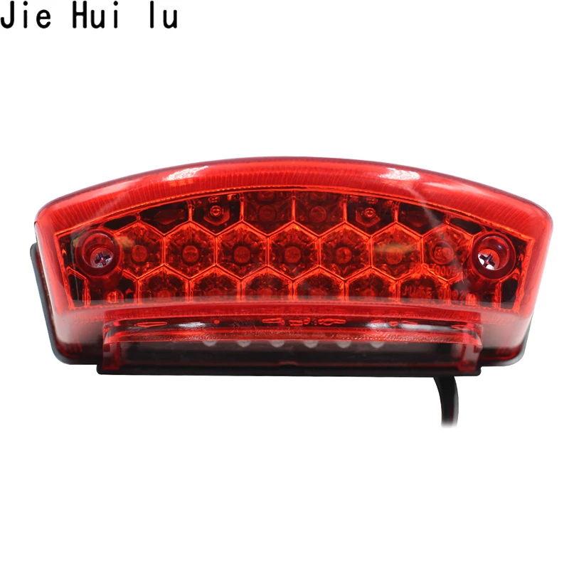 

1Pcs Motorbike Red LED Rear Tail Brake Light Motorcycle Light Scooter Taillight Motor