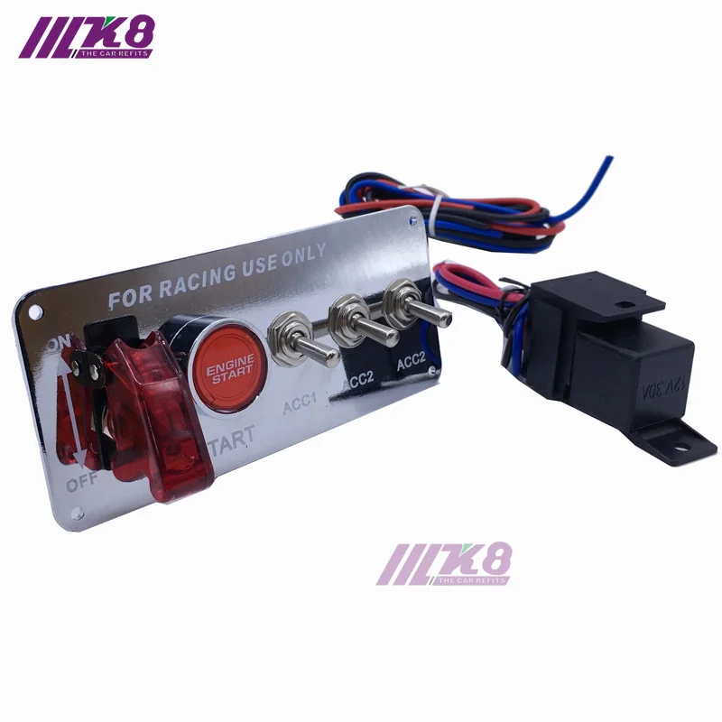 High Quality Car Switch 12V LED Ignition Car Switch Panel Engine Start