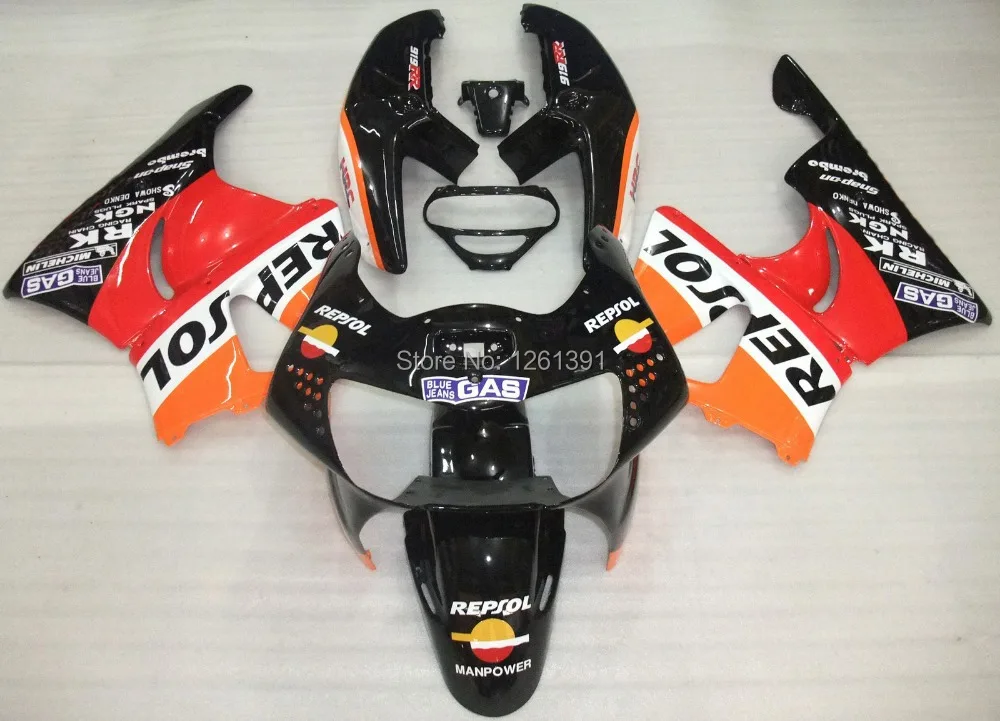 100% новые комплекты обтекателей для 919RR 98 99 HONDA CBR900RR 919 REPSOL CBR 900RR 1998 1999 CBR919RR красный