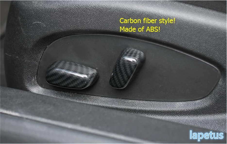 

Lapetus Seat Adjustment Button Switch Decoration Frame Cover Trim 4 Pcs Fit For Chevrolet Camaro 2016 2017 2018 2019 2020 ABS