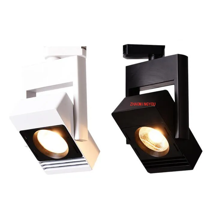 

square LED COB track light 20W 30W LED Lights Track Lighting